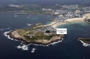 Situaci&oacute;n da chamada Promoci&oacute;n Faro na atalaia de San Cibrao (enriba do castro)