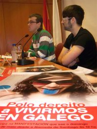 O presidente da Mesa, Carlos Call&oacute;n, co respons&aacute;bel de Mocidade, Fran Rei