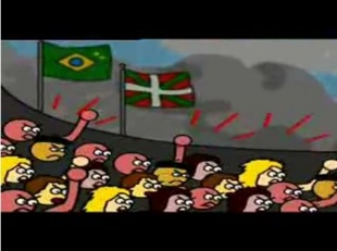 As bancadas, coa afecci&oacute;n vasca e brasileira, anoxadas ante a chegada dos espa&ntilde;ois e franceses