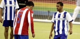 Imaxe do partido contra o Atl&eacute;tico (que ga&ntilde;aron por 16-4)