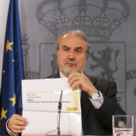 O ministro de econom&iacute;a, Pedro Solbes