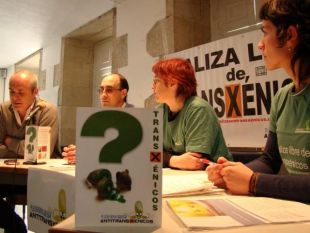Esta cuarta feira a Plataforma Galega Antitransx&eacute;nicos presentou en Compostela a Declaraci&oacute;n Estatal contra os OMX