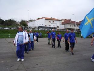 Unha imaxe do primeiro internacional da Aut&eacute;ntica, que foi tam&eacute;n contra Asturias