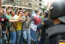 Na mobilizaci&oacute;ns, esta terza feira (15&ordf; xornada de folga) / Imaxe: CIG