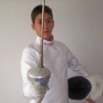 Crist&oacute;bal, coa esgrima