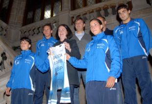 Alg&uacute;ns dos compo&ntilde;entes do equipo galego (clic para ampliar)