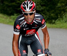 &Oacute;scar Pereiro, coa camisola do Caisse D'Epargne