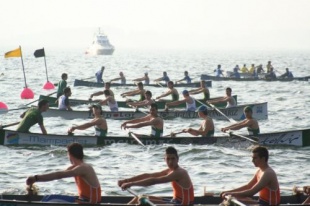 Outro dos momentos d'Os Mecos, nunha competici&oacute;n