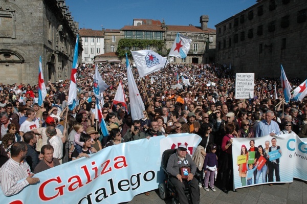 Manifestaci&oacute;n Queremos Galego