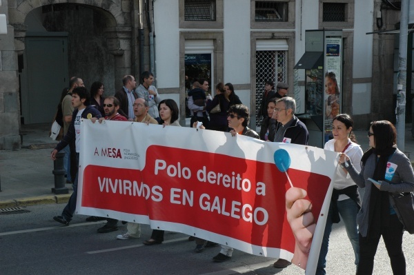 Manifestaci&oacute;n Queremos Galego