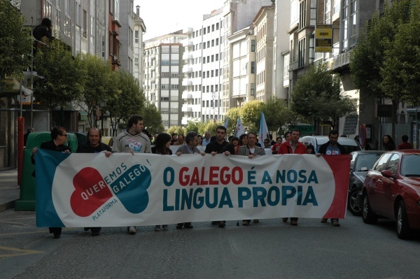 Manifestaci&oacute;n Queremos Galego