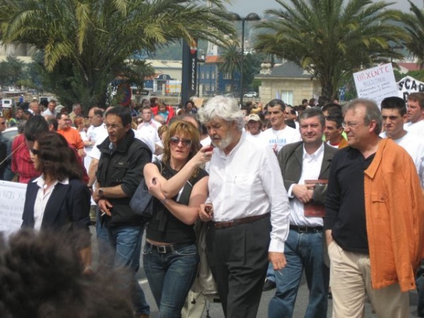 Xos&eacute; Manuel Beiras acudiu &aacute; mobilizaci&oacute;n