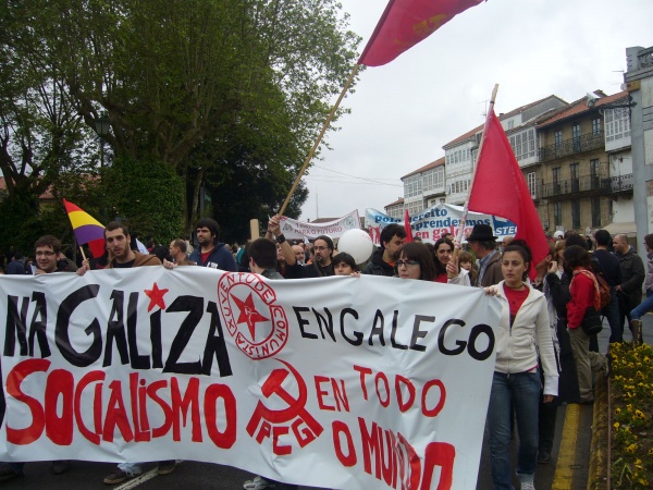 A manifestaci&oacute;n, de cami&ntilde;o