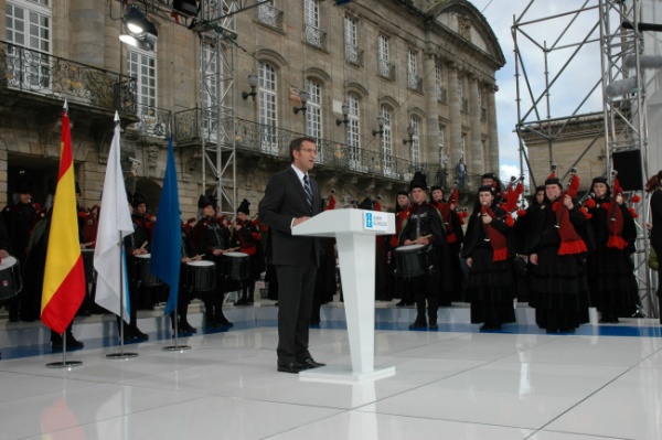 O discurso de Feijoo tivo referencias literarias a Ram&oacute;n Pi&ntilde;eiro ou Pessoa