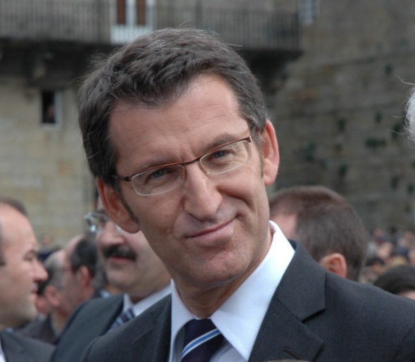 Alberto N&uacute;&ntilde;ez Feijoo amosouse satisfeito e contento durante todo o acto